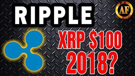 Ripple price prediction is hard to do since ripple as a token doesn't exist. Will Ripple Hit $100 In 2018? - Big News For XRP And ...