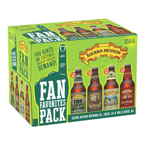 Sierra Nevada Fan Favorites Variety Pack Price And Reviews Drizly