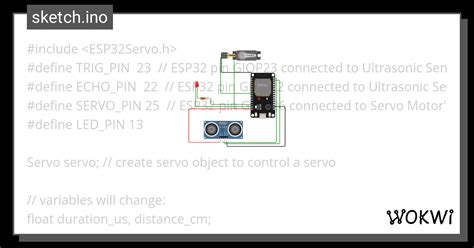 Esp32servoled Wokwi Esp32 Stm32 Arduino Simulator