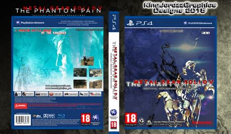 Metal Gear Solid V The Phantom Pain Playstation 4 Box Art Cover By
