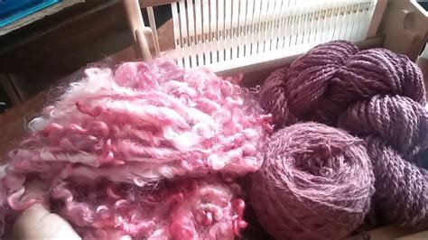 Weaving Lock Spun Yarn Youtube