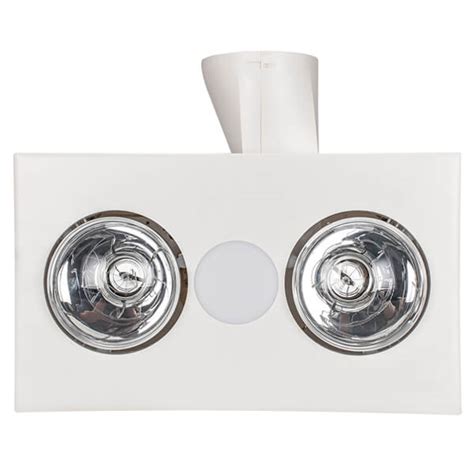 Forme 2 Exhaust Fan 3 In 1 With Led Light White Lumera Living