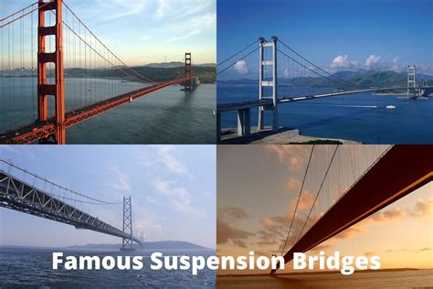 10 Most Famous Suspension Bridges Artst