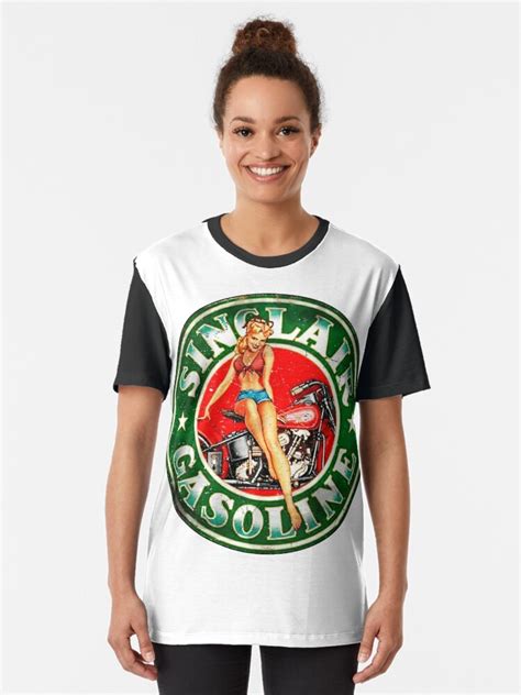 Sinclair Gasoline Pin Up Girl T Shirt By Ploxd Redbubble