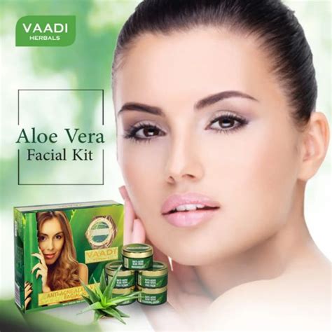 Buy Vaadi Herbals Anti Acne Aloe Vera Facial Kit With Green Tea Extract
