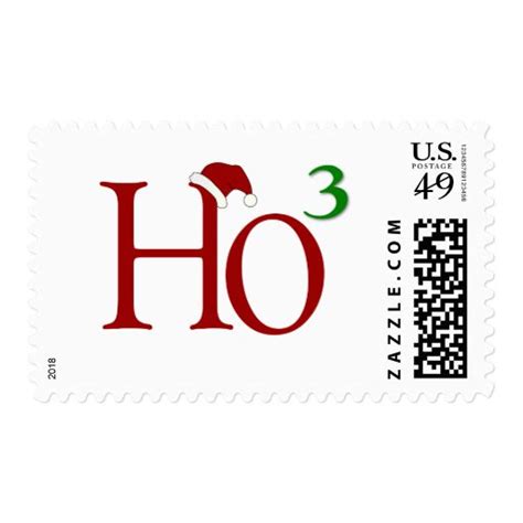 Ho Ho Ho Postage Stamp Zazzle