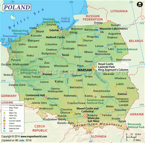 Poland Map Map Of Poland Collection Of Poland Maps