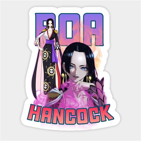 Bootleg Anime One Piece Boa Hancock Boa Hancock Sticker Teepublic