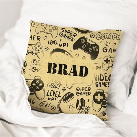 Gaming Pillow Etsy