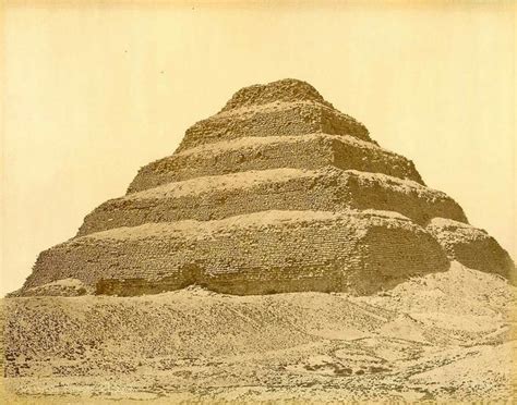 The Step Pyramid Of Pharoah Djoser From The 1860s 🌹 Ancient Egypt