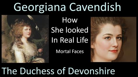 How The Duchess Of Devonshire Looked In Real Life Georgianna Cavendish