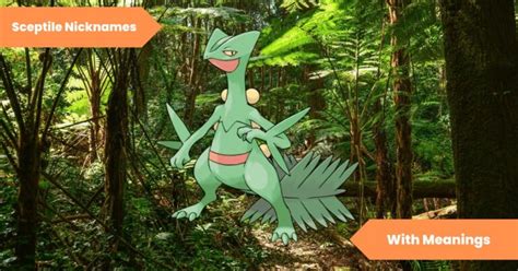 95 Sceptile Nicknames Hilarious And Creative Nickname Ideas For Your