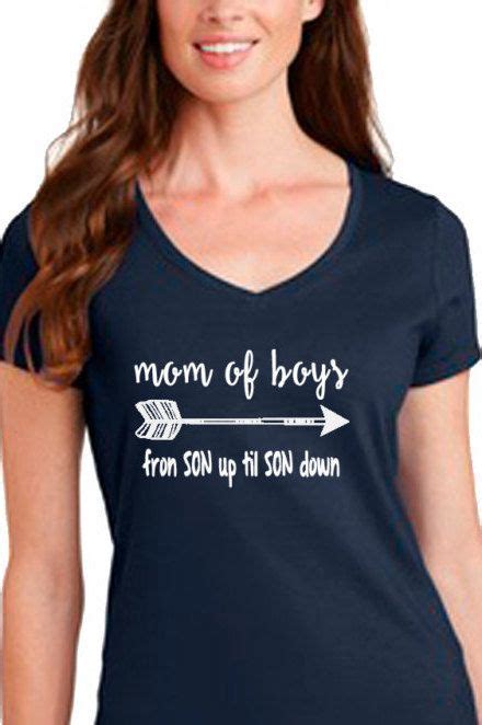 Mom Of Boys Tee Mom Of Boys Shirt Mom Shirt Etsy Mom Of Boys Shirt