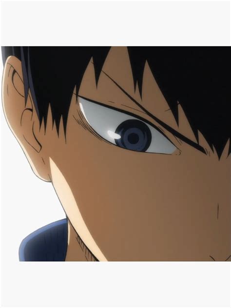 Serious Kageyama Anime Eyes Anime Nodes Volleyball Sunshine