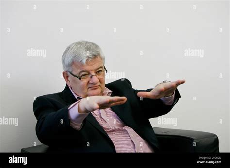 Berlin Germany Joschka Fischer The Green Party Former Minister Of