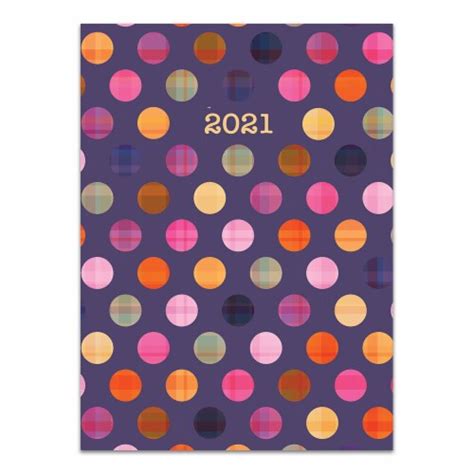 Tf Publishing Plaid Polka Dot 2021 Monthly Planner 1 Ct Fred Meyer