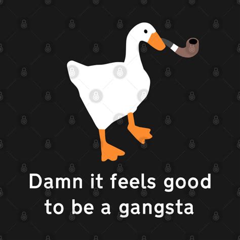 Goose Gangsta Goose T Shirt Teepublic