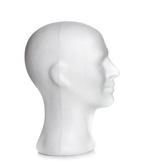 Premium Photo Male Head Of Styrofoam