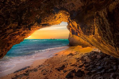 Landscape Nature Cave Beach Sea Sunset Sand Island Sunlight Rock Turks
