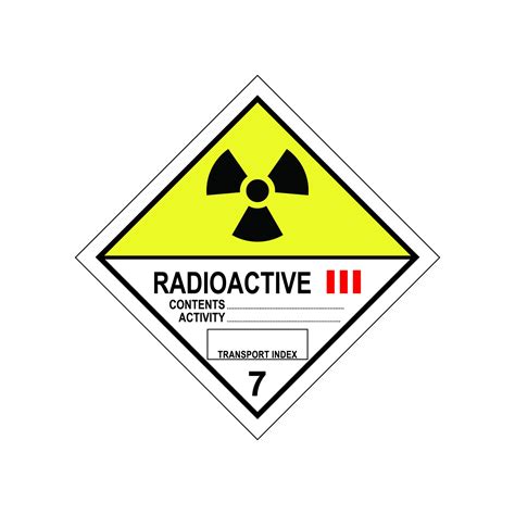 Class 7 Radioactive Iii Label Gobo Trade Ltd