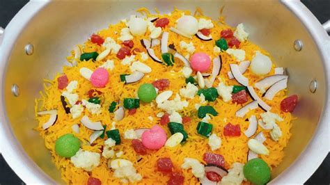 Punjabi Zarda Shadiyon Wala Degi Zarda Sweet Rice Perfect Zarda