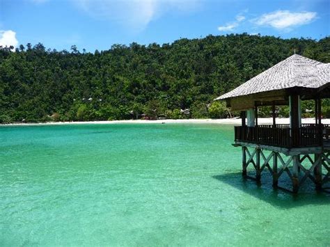 Бунга рая айленд резорт & спа. View from the jetty - Picture of Bunga Raya Island Resort ...