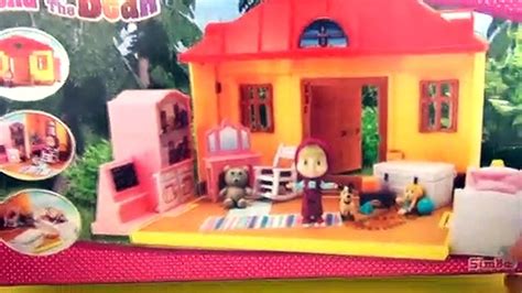 Masha And The Bear House Playset Toys Dolls House Unboxing Video Маша и Медведь Video Dailymotion