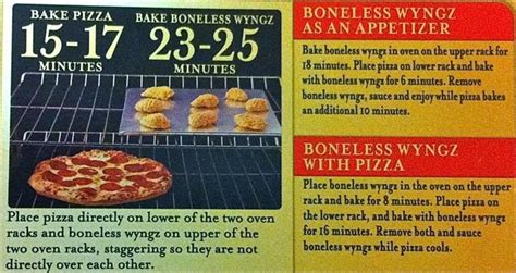 Serve immediately with carrot and celery sticks and ranch or blue. REVIEW - DiGiorno: Pizza & Boneless Wyngz (Three Meat ...