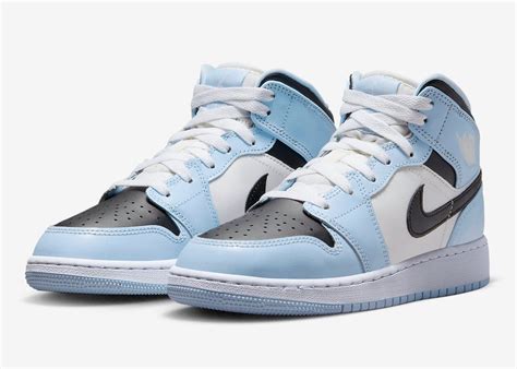 Air Jordan 1 Mid Gs Ice Blue 555112 401 Release Date Where To Buy
