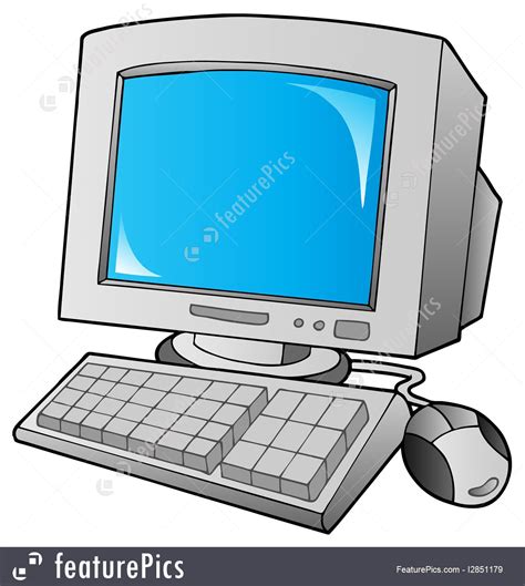 Use it in your personal projects or share it as a cool sticker on whatsapp, tik tok, instagram, facebook messenger, wechat, twitter or in other messaging apps. Computer Technology: Cartoon Desktop Computer - Stock ...