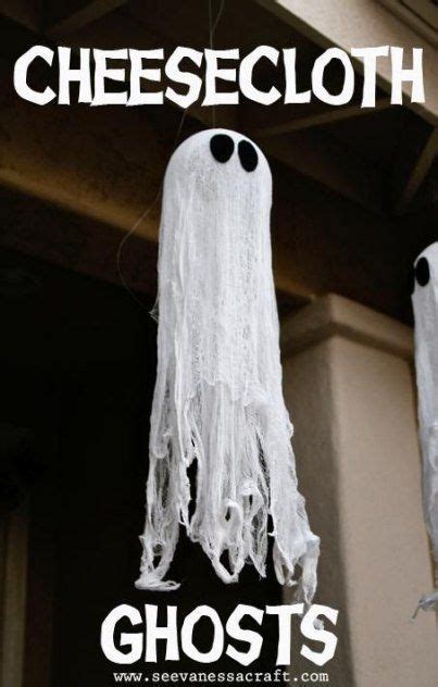 Super Diy Decorations Halloween Cheesecloth Ghost Ideas Cheesecloth