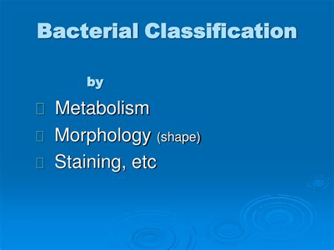 Ppt Introduction To Microbiology Classification And Nomenclature Of