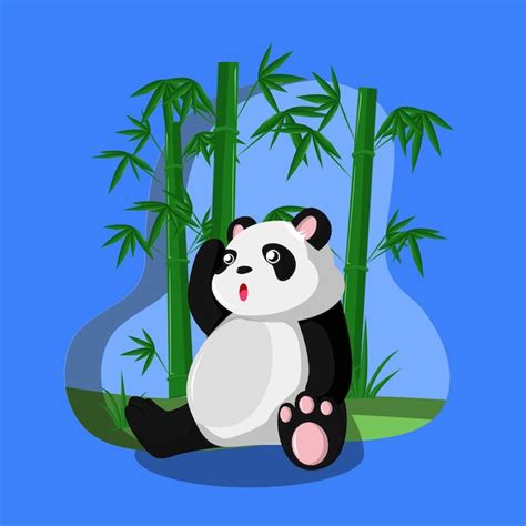 Premium Vector Cute Panda Illustration