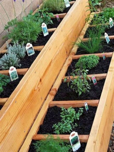 A raised bed can provide the perfect environment for creating a herb garden. Creative DIY Garden Bed and Planter Ideas 26 | Raised herb ...