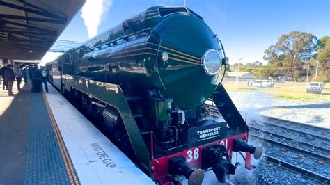 Australian Steam Trains 3801 Western Regional Tour Parkes Youtube