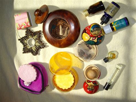 Sensory Box 3: Candles and oils give off many different scents. These