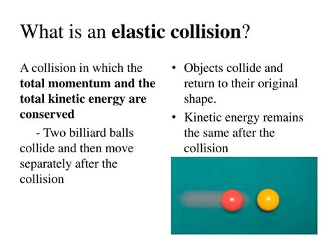 Ppt Lesson 63 Elastic And Inelastic Collisions Powerpoint