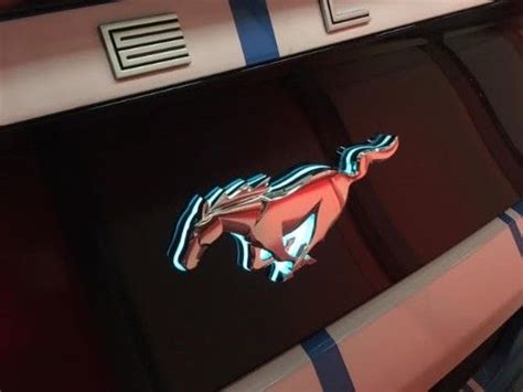 Light Up Rear Emblem Backing Mustang 2015 2017