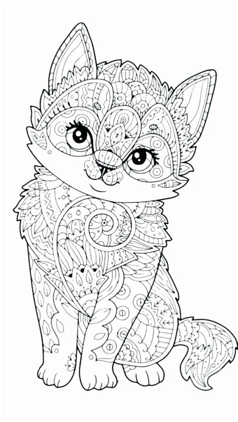 Difficult Coloring Pages Of Animals Fresh Cute Animal Coloring Pages