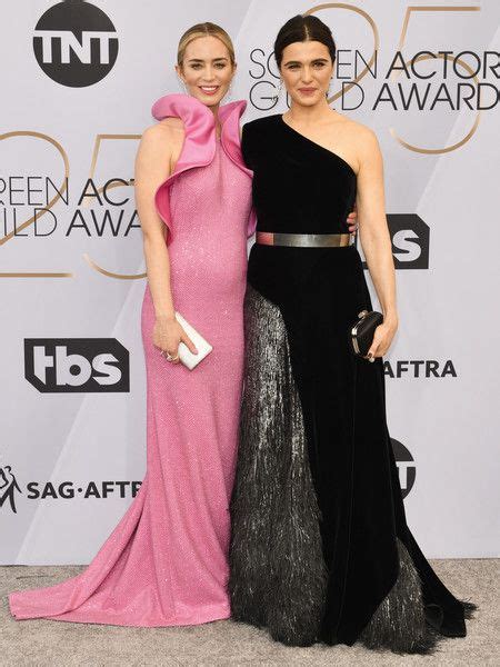 Emily Blunt And Rachel Weisz At The 25th Annual Screen Guild Actors