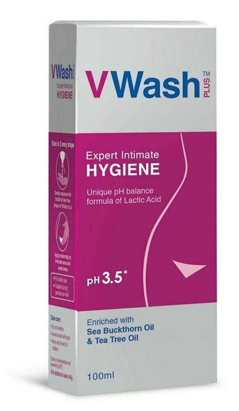 VWash VWash Plus Intimate Hygiene Liquid Wash 100 Ml A F Cosmetics