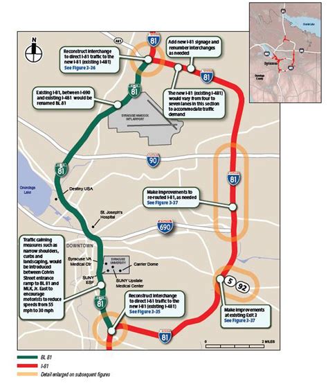 I 81 Project In Syracuse See The Entire 2 Billion Proposal With Maps