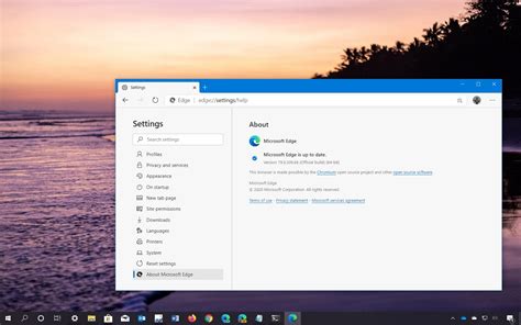 We can’t transfer money between regions. How to check for updates manually on Microsoft Edge ...