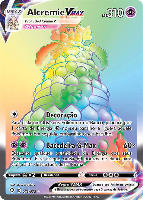 Alcremie Vmax Pokémon Myp Cards