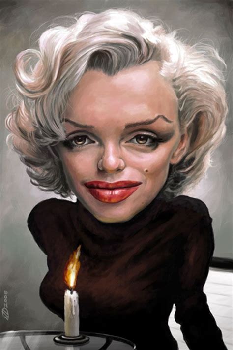 Caricatura De Marilyn Monroe Celebrity Caricatures Caricature Artist