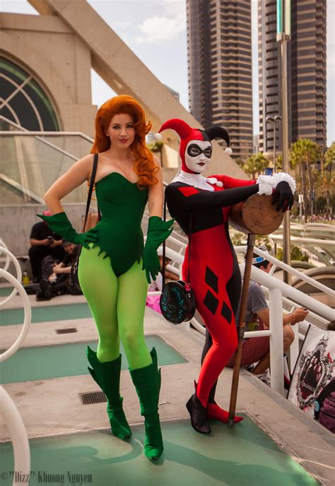 Poison Ivy And Harley Quinn By Thedizzone On Deviantart