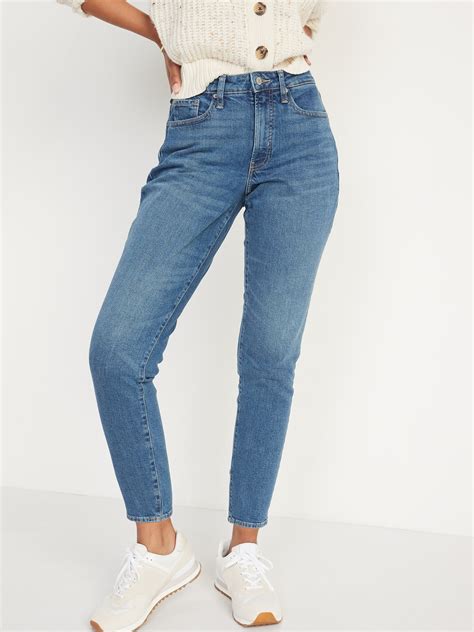 Curvy High Waisted Og Straight Ankle Jeans For Women Old Navy