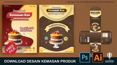 Detail Desain Kemasan Kue Koleksi Nomer 41