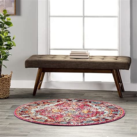 Nuloom Kkcb11a Vintage Corbett Round Rug 160 Cm Multicolour Amazon