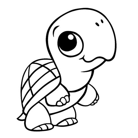 Today we are drawing a happy baby turtle coloring book and drawing for kids tutorial! Turtles to print for free - Turtles Kids Coloring Pages